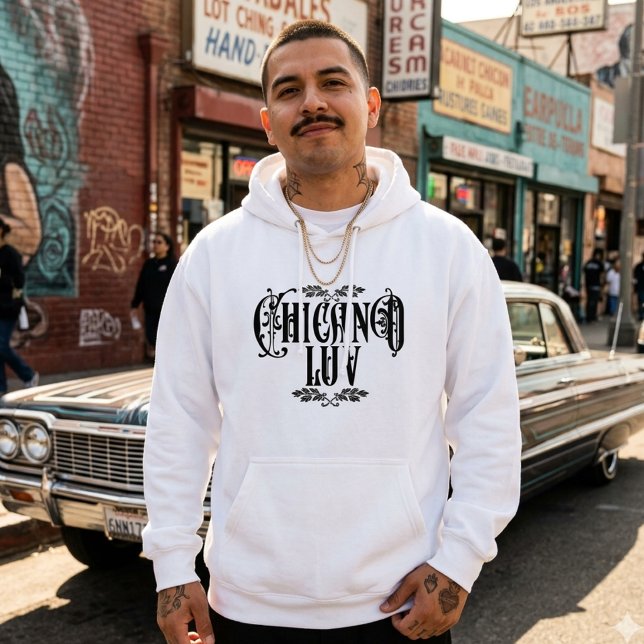 Sweat à capuche Chicano love (Chicano love pullover hoodie)