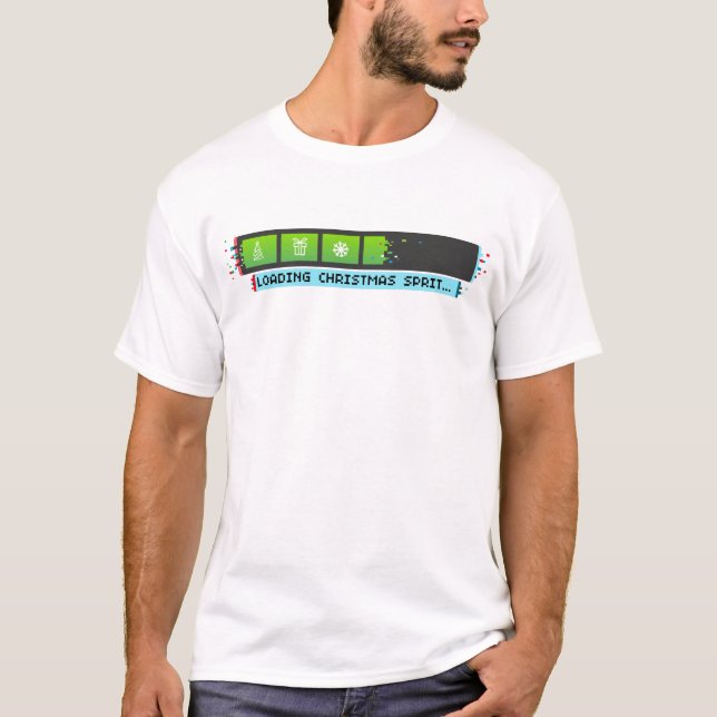 Sweat à capuche « Christmas Loading » – T-shirt dr (Devant)