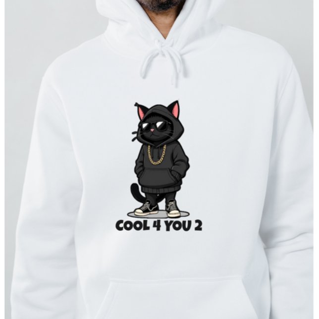 Sweat à capuche Cool Cat – Design drôle de chat de (Créateur téléchargé)
