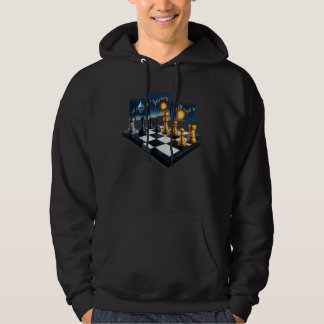 Sweat à capuche Crypto Chessboard – Style de tradi