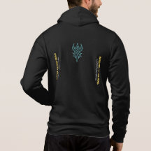Sweat à capuche Cyberpunk Neon | Glitch Bleu