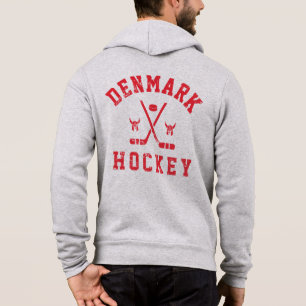 Sweat à capuche Danemark Hockey sur glace
