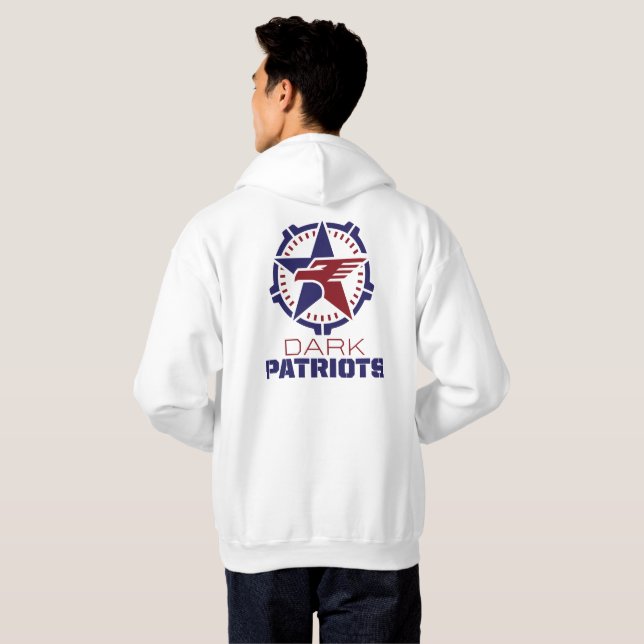 Sweat à capuche Dark Patriots Logo Hommes G (Dos entier)