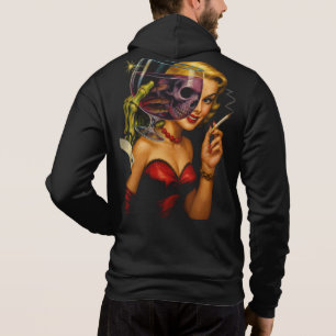 Sweat à capuche d'art de bande dessinée d'horreur
