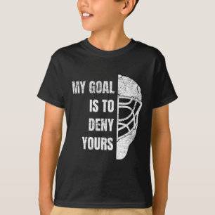 Sweat à capuche de gardien de hockey - Mon but est