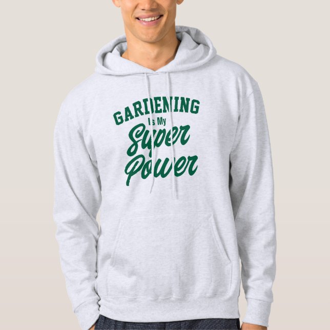 Sweat à capuche de jardinage pour hommes (Devant)