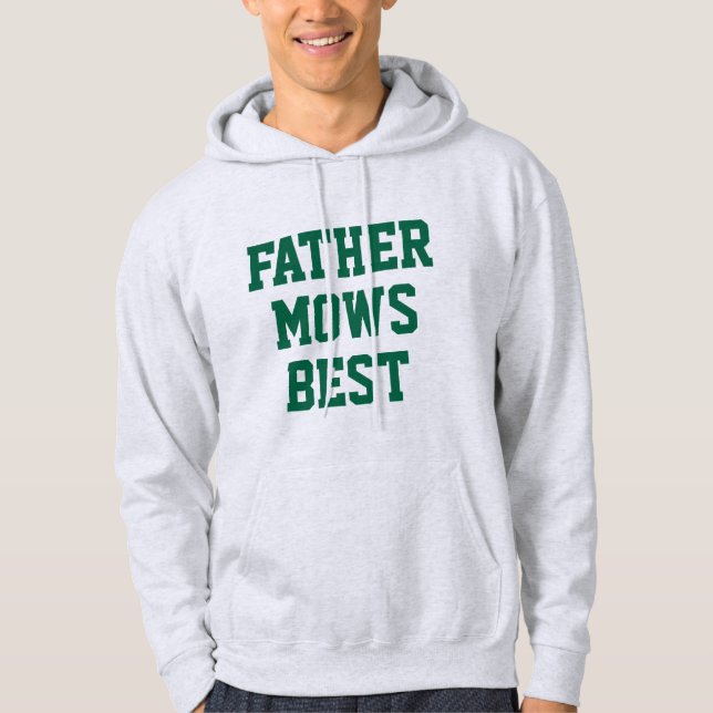 Sweat à capuche de jardinage pour hommes 'Papa ton (Devant)
