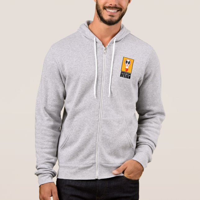 Sweat à capuche de la classe de design publicitair (Devant)