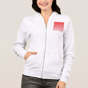 Sweat à capuche dégradé rouge minimaliste Vêteme