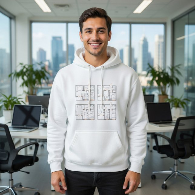 Sweat à capuche d'entreprise avec plan détaillé (Créateur téléchargé)
