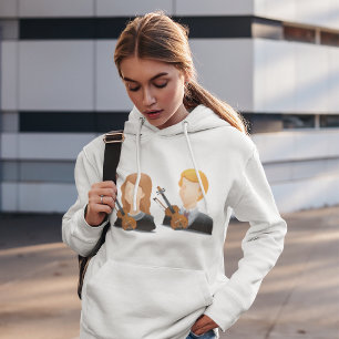 Sweat à capuche des violonistes sans visage