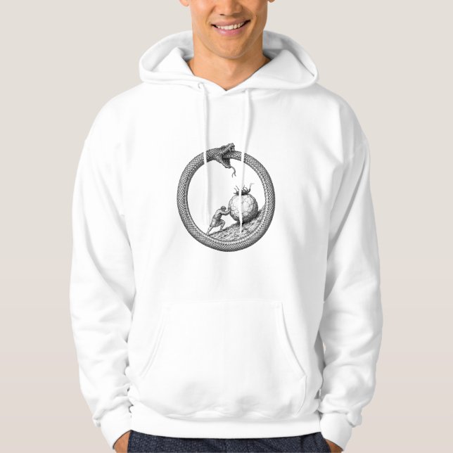 Sweat à capuche design artistique (Devant)