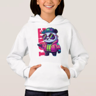 SWEAT À CAPUCHE ENFANTS PANDAS DESSIN ANIMÉ