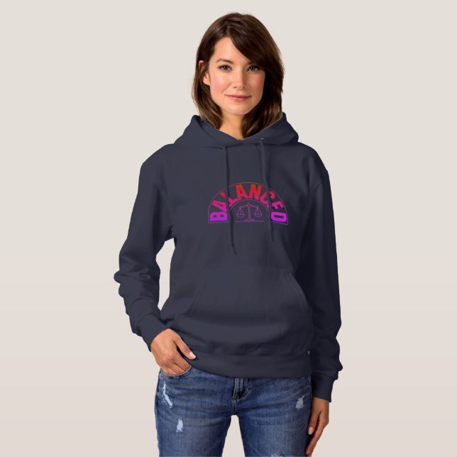 Sweat à capuche équilibré pour femmes (Devant entier)