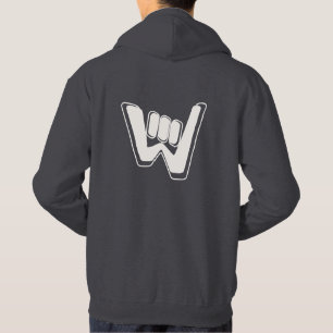 Sweat à capuche essentiel Wave and Walk Off-White
