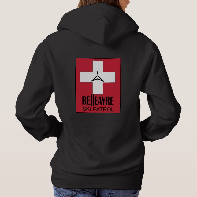 Sweat à capuche femme BSP Flame (Dos)