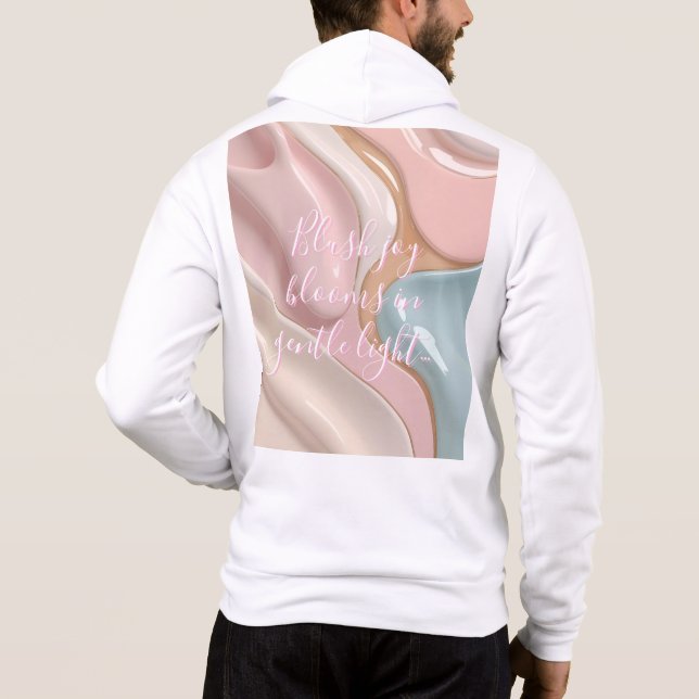 Sweat à capuche fermeture éclair intégrale graphiq (Dos)