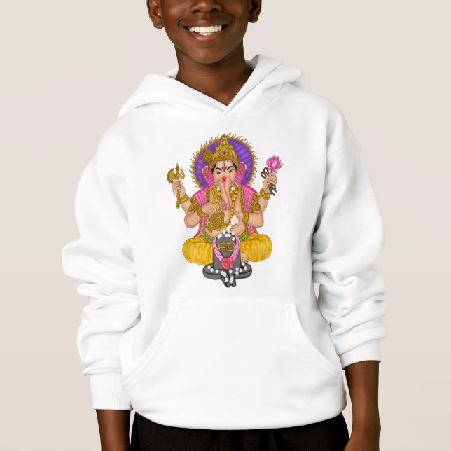 Sweat à capuche Ganesha (Devant)