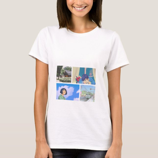 Sweat à capuche garçon anime japonais bleu (Devant)