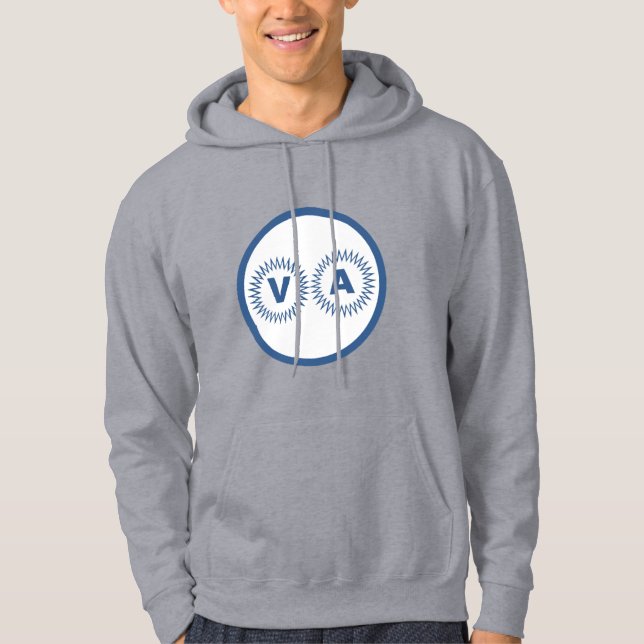 Sweat à capuche grise homme  DESIGN  VIRGINIA  (Devant)