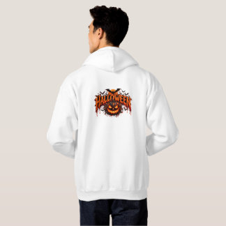 Sweat à capuche Halloween Minimaliste Saison Squel