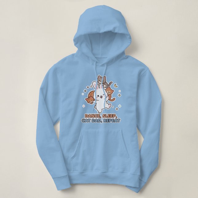 Sweat à capuche K-Pop Stray Cat Dad Dancing Rabbit (Design devant)