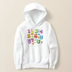 Sweat à capuche Kids Maths Numbers Jour des nomb