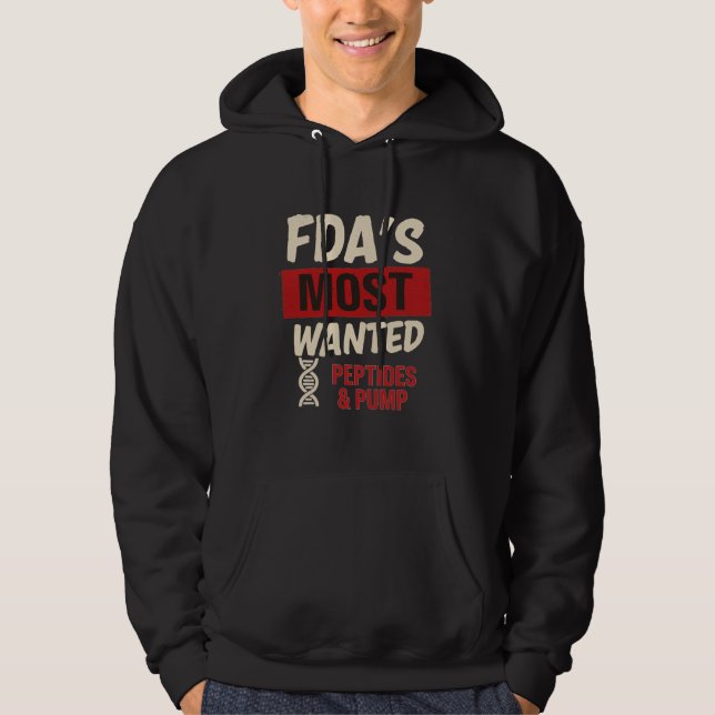 Sweat à capuche le plus recherché par la FDA (Devant)
