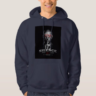 Sweat à capuche "Le silence parle"