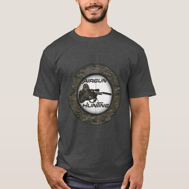 Sweat à capuche logo chasse au pistolet à air comp (Devant)