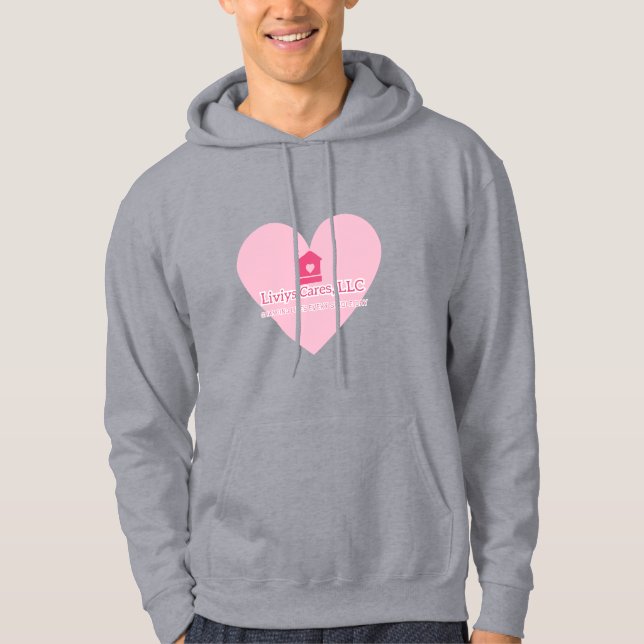 Sweat à capuche Logo Liviys Cares (Devant)