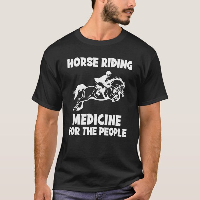 Sweat à capuche long Horse Is Medicine For The Peo (Devant)