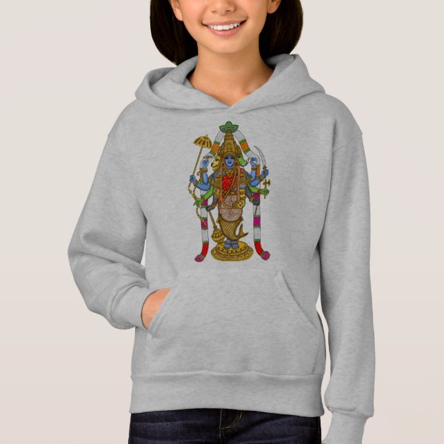 Sweat à capuche Lord Vishnu (Devant)