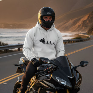 Sweat à capuche Motorcycle Life Evolution