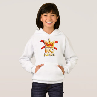 Sweat à capuche No Kings Crown – Graphisme de mode