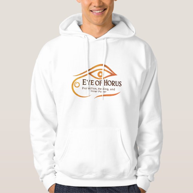 Sweat à capuche Œil d'Horus – Protection de l'Égyp (Devant)