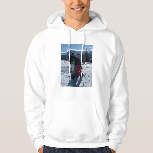 Sweat à capuche personnalisé avec photo sur le dev (Devant)
