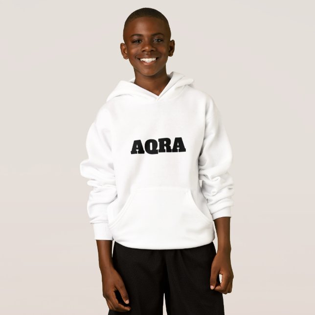 Sweat à capuche personnalisé pour garçons | Cool & (Devant entier)