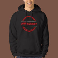 Sweat à capuche peu amical – Vêtements de rue à l'