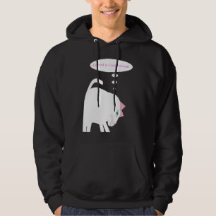 Sweat à capuche pour adulte Thinking Cat