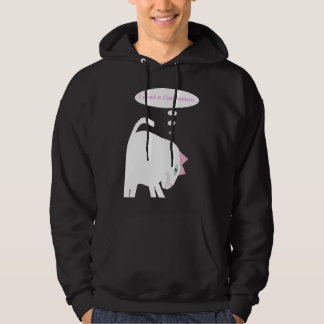 Sweat à capuche pour adulte Thinking Cat