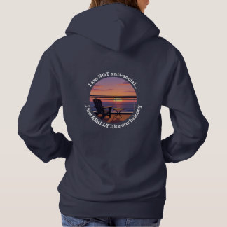 Sweat à capuche pour conjoint de croisière introve