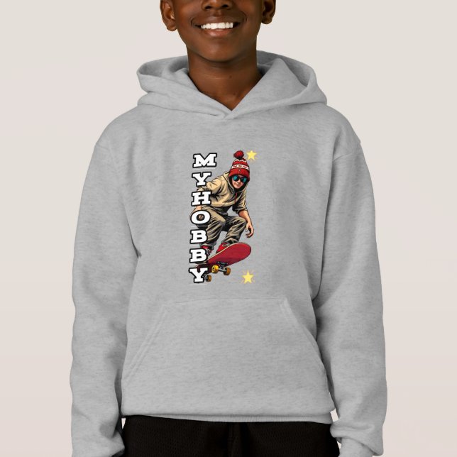 Sweat à capuche pour enfants (Devant)