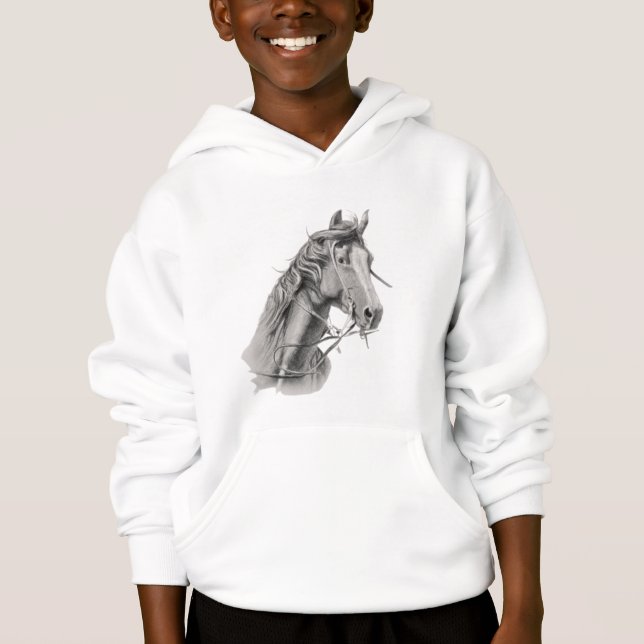 Sweat à capuche pour enfants avec graphique de che (Devant)