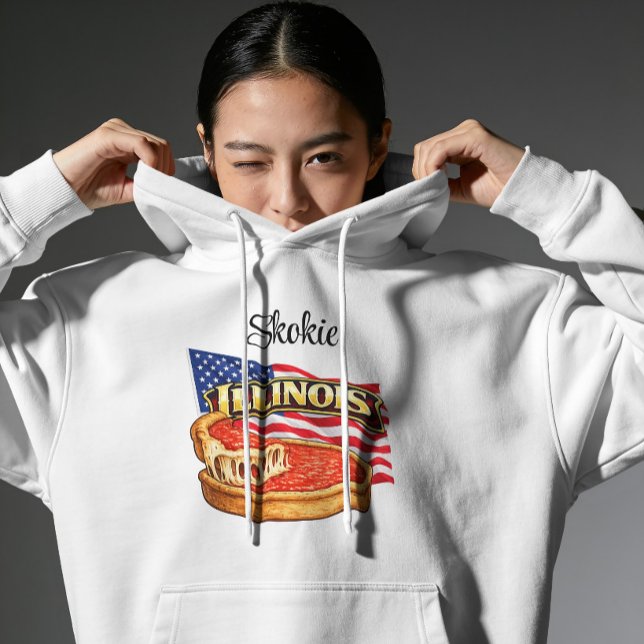 Sweat à capuche pour femmes de l'Illinois  (Home is Illinois—And It Tastes Like This)