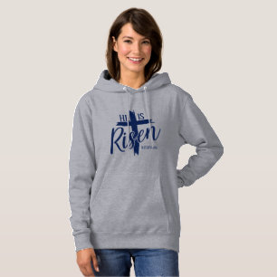 Sweat à capuche pour femmes Il est ressuscité