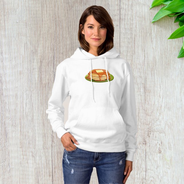 Sweat à capuche pour femmes Pancakes (Créateur téléchargé)