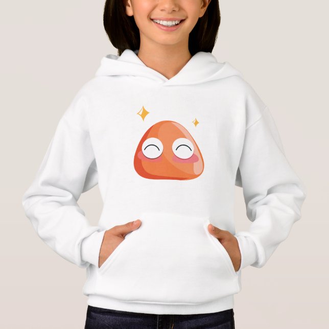 Sweat à capuche pour fille Earth Hole (Devant)
