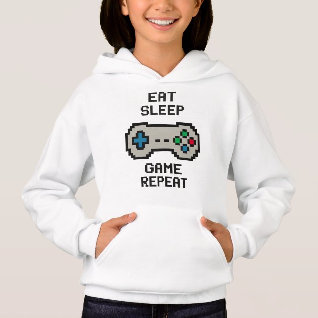Sweat à capuche pour filles gamers – Sweat-shirt p (Devant)