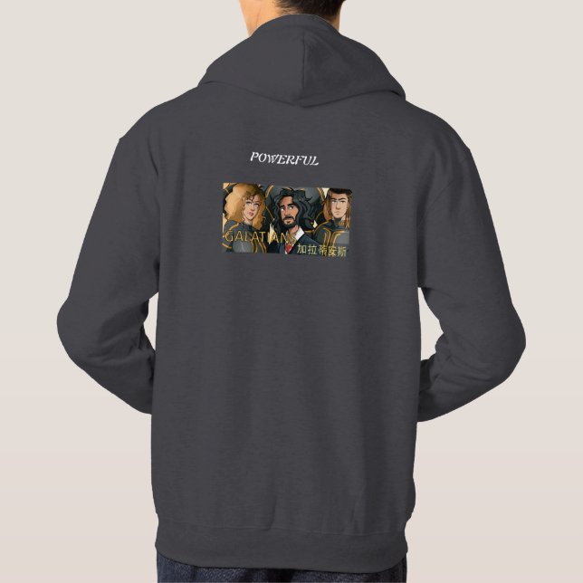 Sweat à capuche pour hommes (Dos)